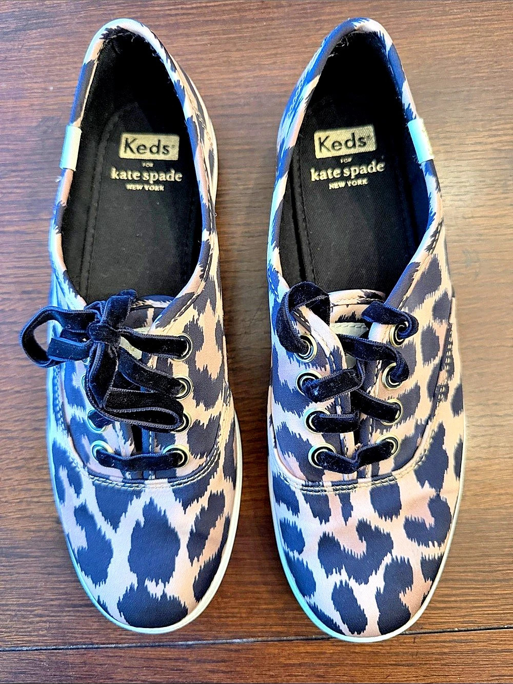 Keds for Kate Spade New York Champion Leopard Satin Sneakers